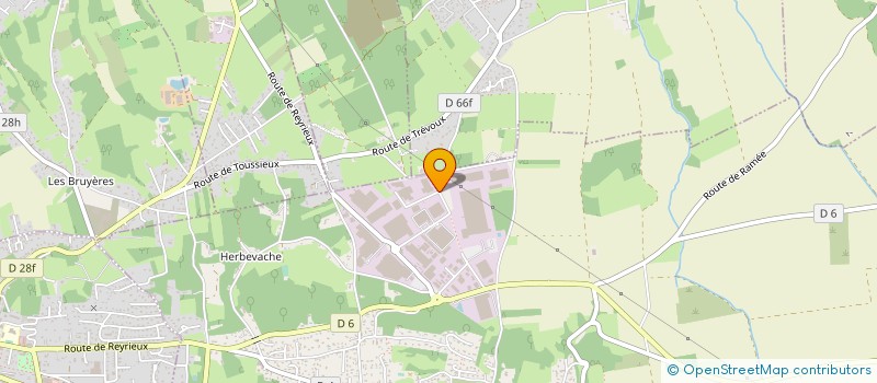 localisation de l'entreprise SECOMI à REYRIEUX