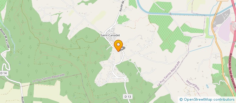 localisation de l'entreprise SECOND ACTE  LE PUY-SAINTE-REPARADE