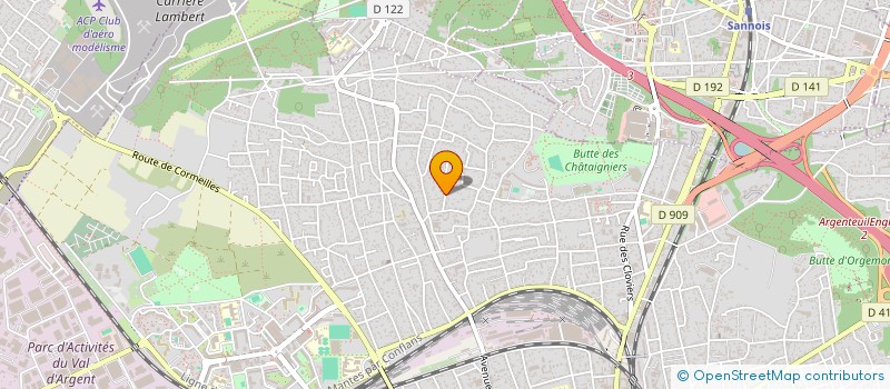 localisation de l'entreprise SECOND CHAPTER  ARGENTEUIL