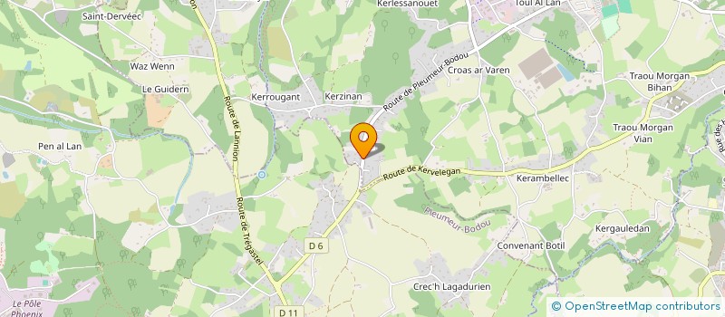 localisation de l'entreprise SECOND DEGRE à PERROS-GUIREC