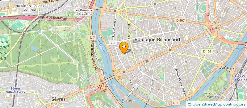 localisation de l'entreprise SECOND LIFE à BOULOGNE-BILLANCOURT