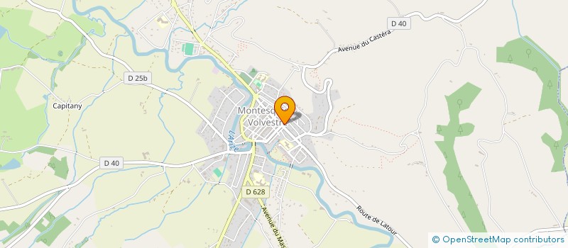 localisation de l'entreprise SECOND OEUVRE CASTILLE LOUIS  MONTESQUIEU-VOLVESTRE