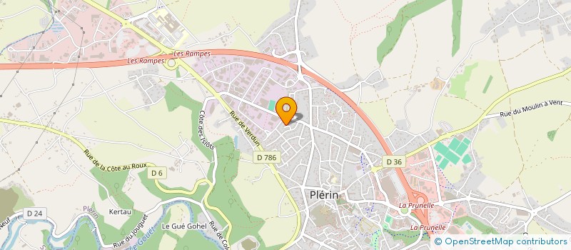 localisation de l'entreprise SECOND OEUVRE DE A A Z à PLERIN