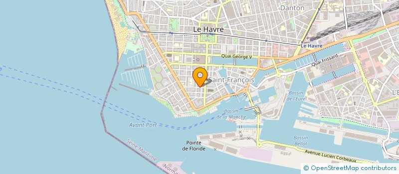localisation de l'entreprise SECOND OEUVRE SERVICE BATIMENT à LE HAVRE