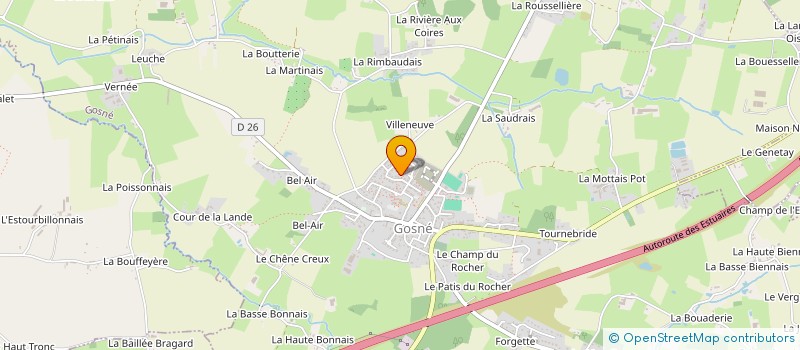 localisation de l'entreprise SECOND REG'ART  GOSNE