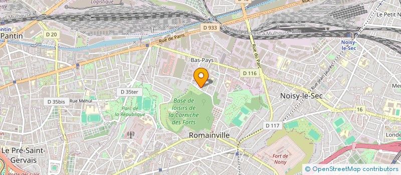 localisation de l'entreprise SECOND SOUFFLE à ROMAINVILLE