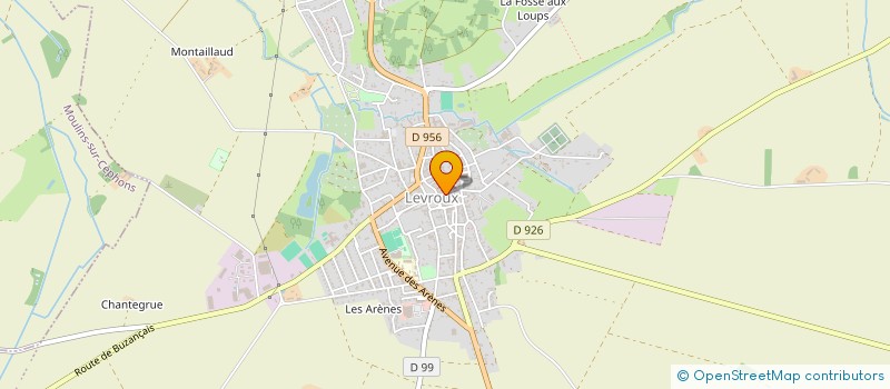 localisation de l'entreprise SECOND SOUFFLE à LEVROUX