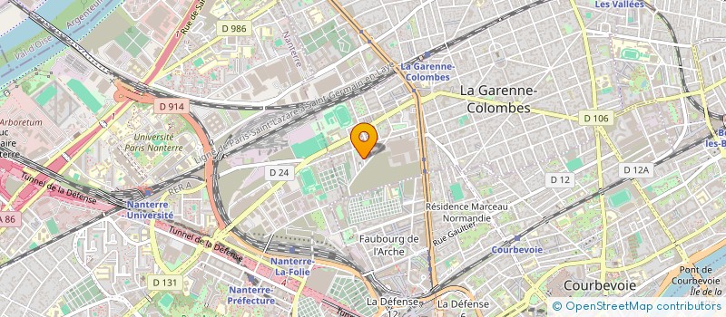 localisation de l'entreprise SECOND SOUFFLE à LA GARENNE-COLOMBES