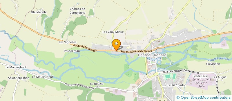 localisation de l'entreprise SECOND SOUFFLE à CHATEAU-RENARD