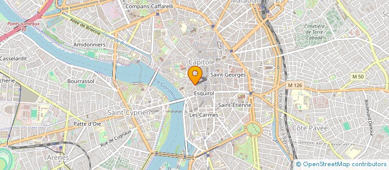 localisation de l'entreprise SECONDA  TOULOUSE