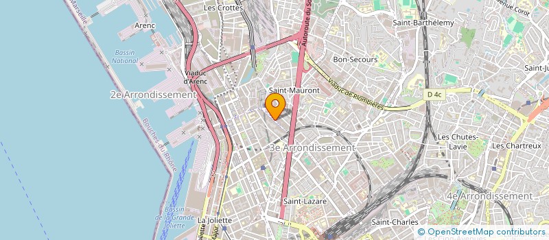 localisation de l'entreprise SECONDE CHANCE POUR LA FEMME à MARSEILLE