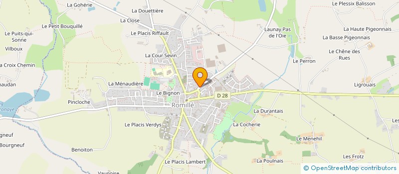 localisation de l'entreprise SECONDE FONDATION  COMBOURG