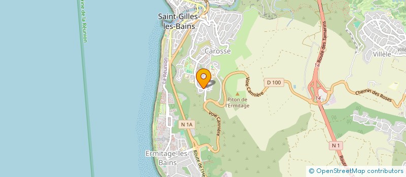 localisation de l'entreprise SECONDE LIGNE  SAINT-PAUL