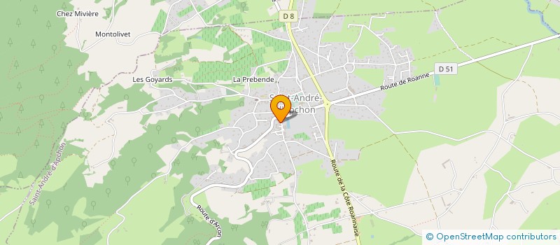 localisation de l'entreprise SECONDE MOUTURE  SAINT-ANDRE-D'APCHON