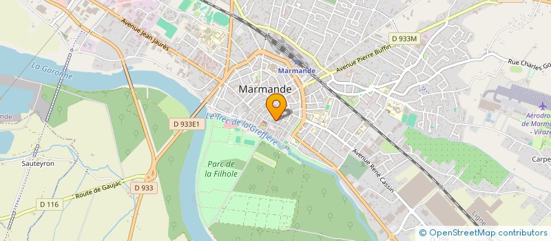 localisation de l'entreprise SECONDE NATURE  MARMANDE