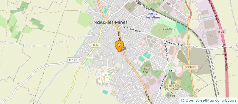 localisation de l'entreprise SECONDE VIE 62 à NŒUX-LES-MINES