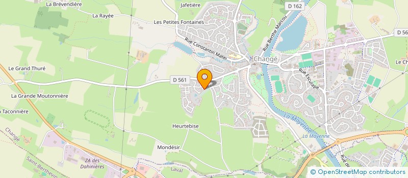 localisation de l'entreprise SECONDE VIE AUTONOMIE MAYENNE à CHANGE