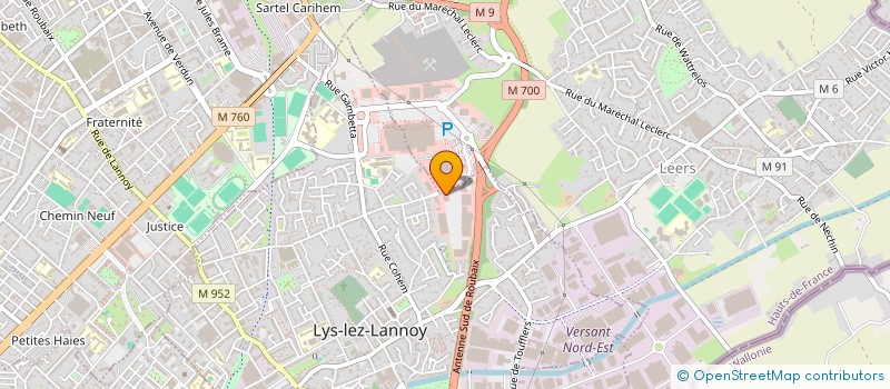 localisation de l'entreprise SECONDEMAIN à MARCQ-EN-BARŒUL