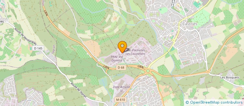 localisation de l'entreprise SECONDFLOR  CASTRIES