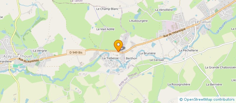 localisation de l'entreprise SECONDIGNY BRICOLAGE à SECONDIGNY