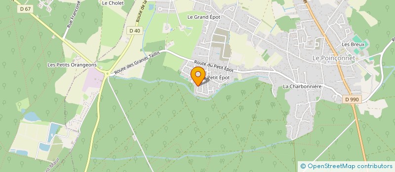 localisation de l'entreprise SECONFORM à LE POINCONNET