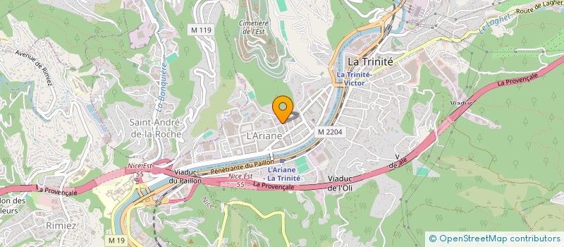 localisation de l'entreprise SECONNECT à NICE