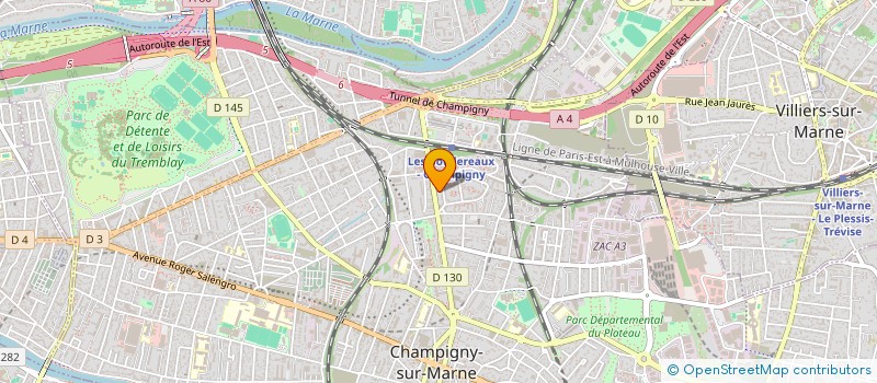 localisation de l'entreprise SECOPAGES à CHAMPIGNY-SUR-MARNE