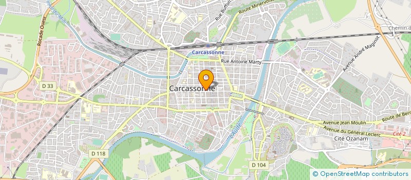 localisation de l'entreprise SECOPEX CONSEIL à CARCASSONNE