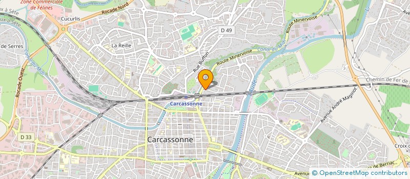 localisation de l'entreprise SECOPEX INTERNATIONAL  CARCASSONNE