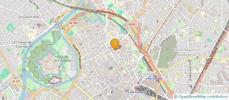 localisation de l'entreprise SECOPIA à LILLE