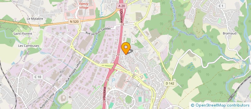 localisation de l'entreprise SECOPREV à LIMOGES