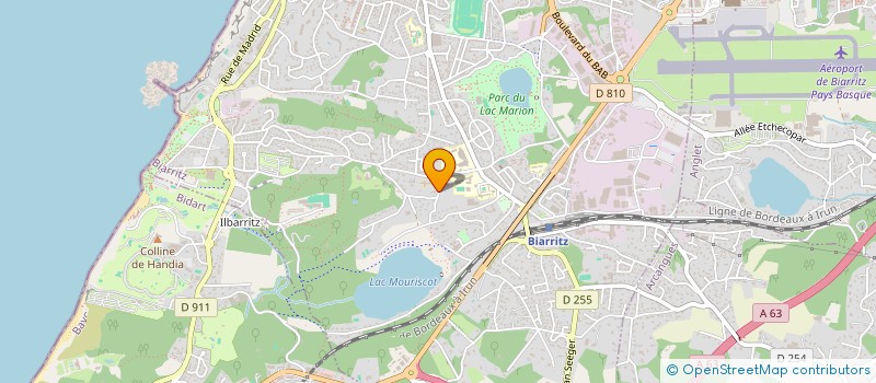 localisation de l'entreprise SECOPRO  BIARRITZ