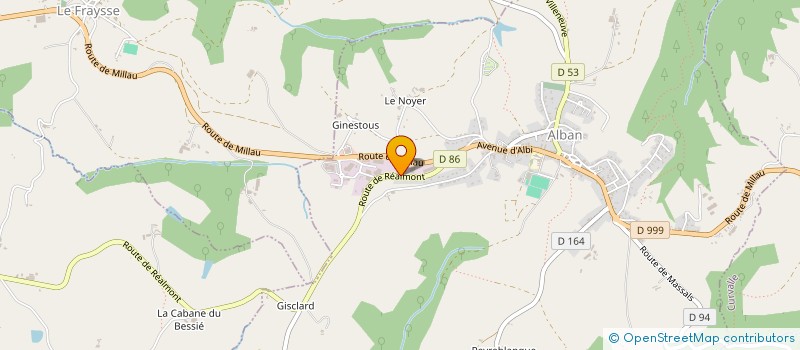 localisation de l'entreprise SECOPS  ALBAN