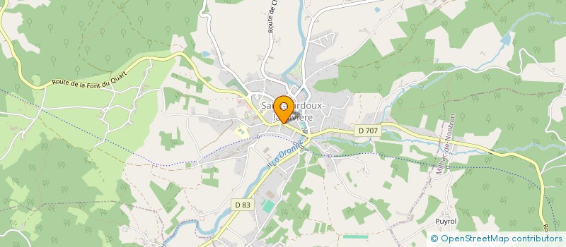 localisation de l'entreprise SECOR  SAINT-PARDOUX-LA-RIVIERE