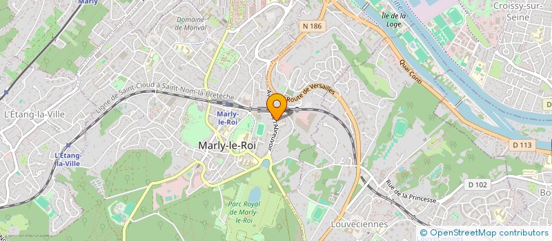 localisation de l'entreprise SECORIM à MARLY-LE-ROI