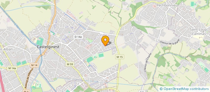 localisation de l'entreprise SECORIM  CASTELGINEST