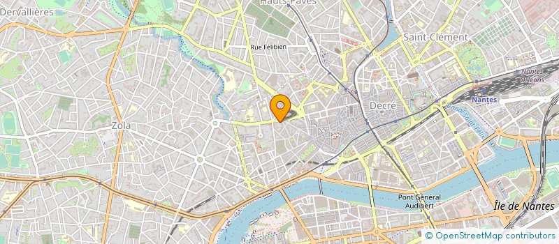 localisation de l'entreprise SECOS à NANTES