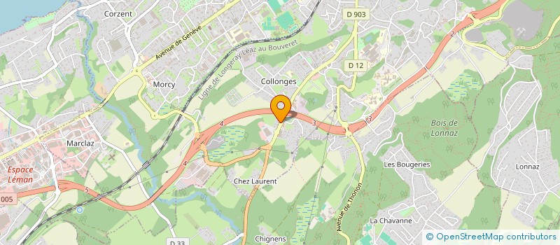 localisation de l'entreprise SECOURISK COORDINATION SECURITE à THONON-LES-BAINS