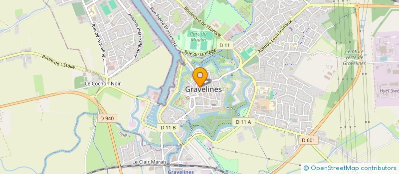 localisation de l'entreprise SECOURISME LES RIVES DE L'AA à GRAVELINES