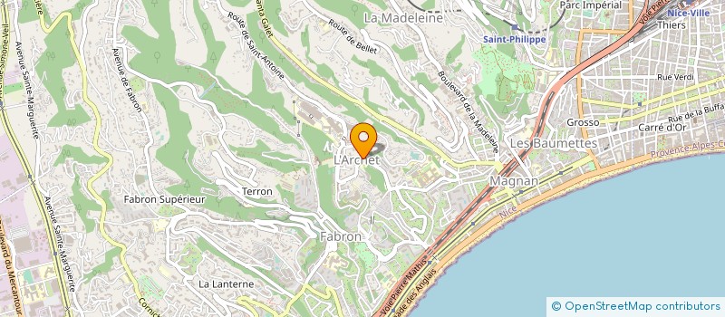 localisation de l'entreprise SECOURISME POUR TOUS à NICE