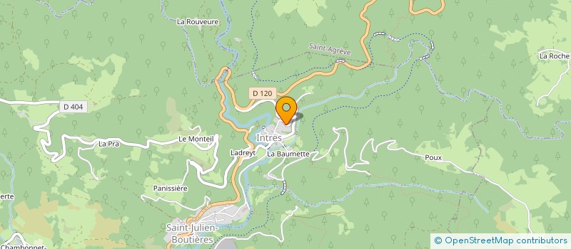 localisation de l'entreprise SECOURISTES DES MONTS D'ARDECHE  SAINT-AGREVE