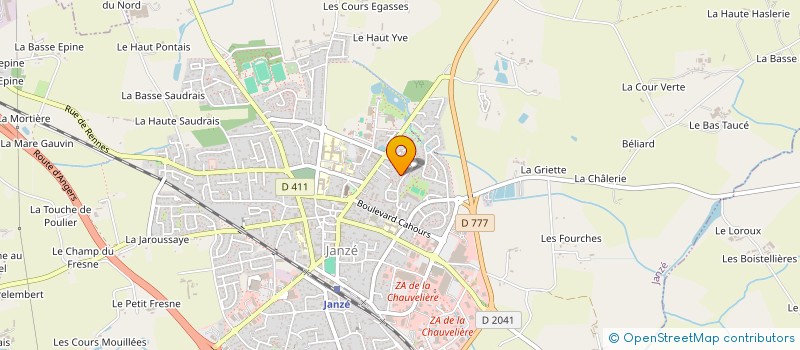 localisation de l'entreprise SECOURISTES DU PAYS DE LA ROCHE AUX FEES  JANZE