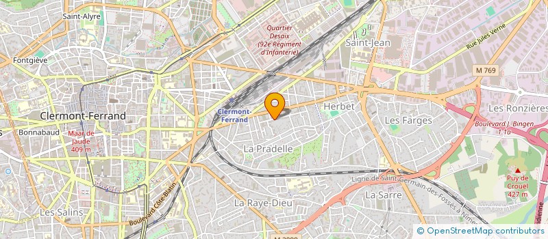 localisation de l'entreprise SECOURISTES EXTRACTION 63  CLERMONT-FERRAND