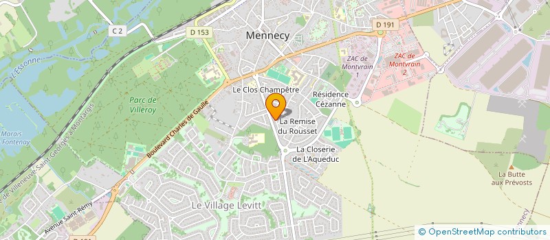 localisation de l'entreprise SECOURISTES FR CROIX BLANCHE CDE91 à MENNECY
