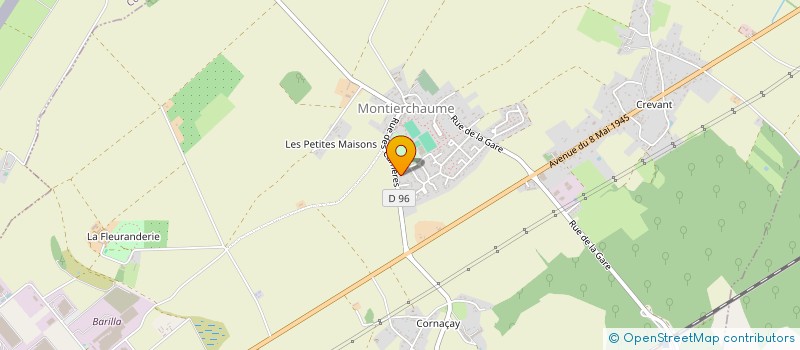 localisation de l'entreprise SECOURISTES LA POSTE FRANCE TELECOM DE L INDRE à MONTIERCHAUME