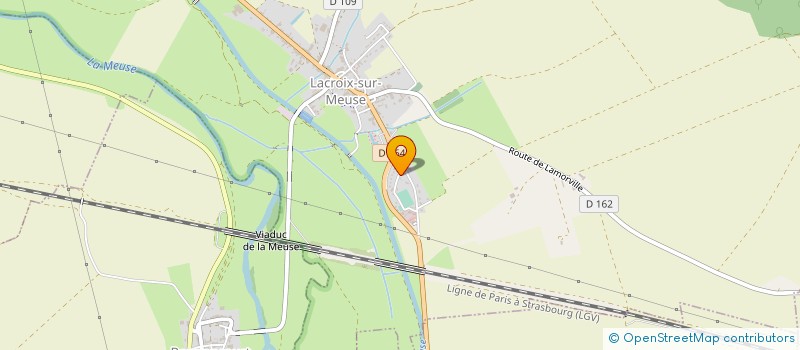 localisation de l'entreprise SECOURISTES LA POSTE FRANCE TELECOM MEUSE à LACROIX-SUR-MEUSE