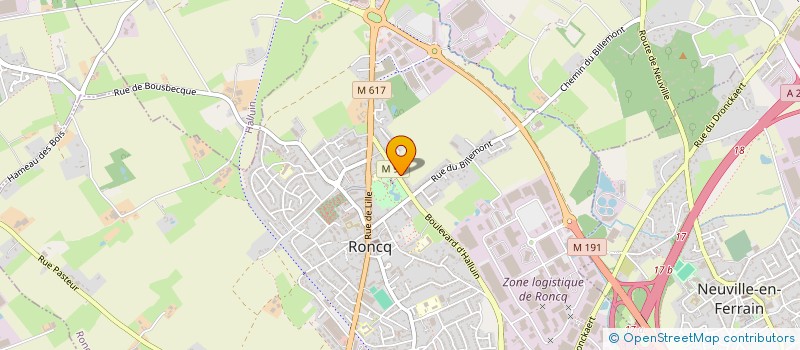 localisation de l'entreprise SECOURISTES RONCQUOIS ET VALLEE DE LA LYS  RONCQ