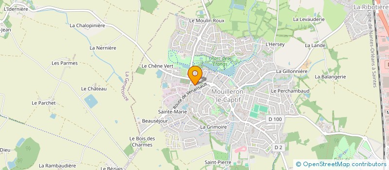 localisation de l'entreprise SECOURISTES SAUVETEURS GROUPES à MOUILLERON-LE-CAPTIF