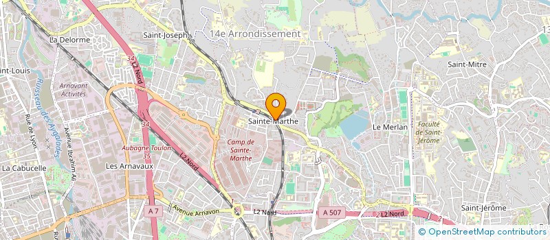 localisation de l'entreprise SECOURS 13 à MARSEILLE