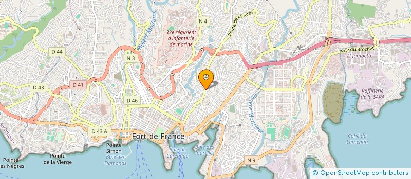 localisation de l'entreprise SECOURS ADVENTISTE MARTINIQUE à FORT-DE-FRANCE